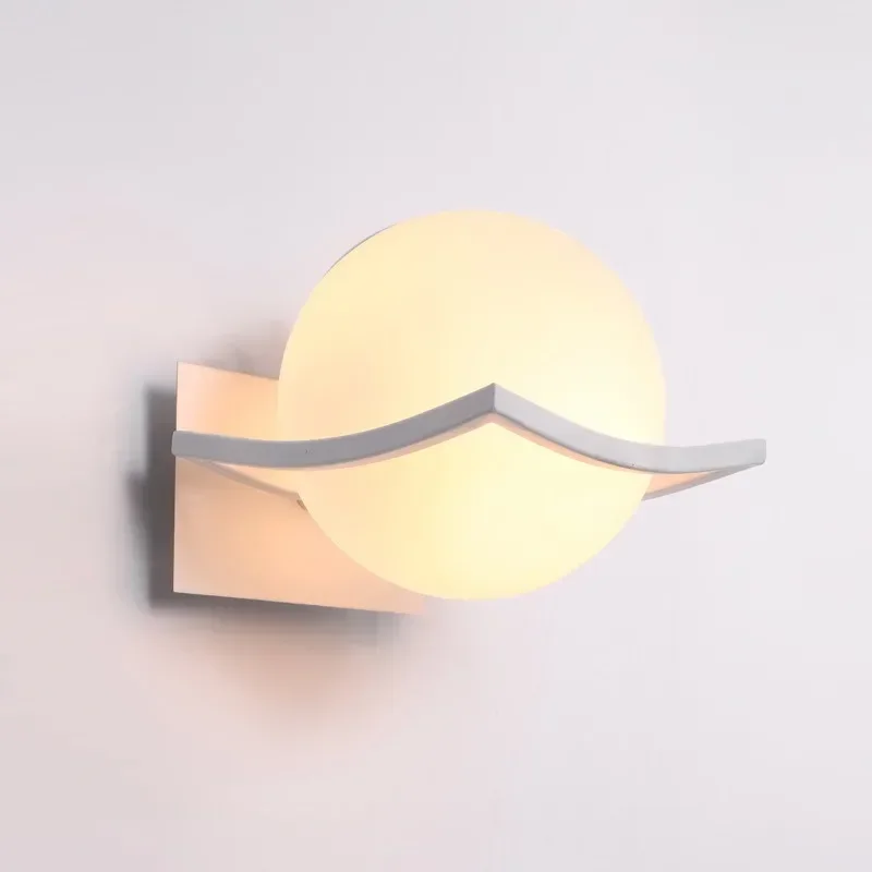 GHEUVNJ Bedroom, bedside, bedroom wall lamp, modern glass hotel corridor lamp, aisle lamp, simple circular wall lamp
GHEUVNJ Bedroom, bedside, bedroom wall lamp, modern glass hotel corridor lamp, aisle lamp, simple circular wall lamp