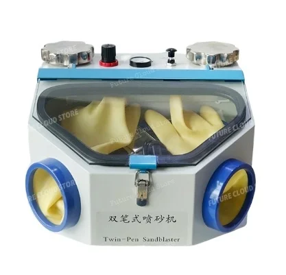 Dental double pen sandblasting box porcelain inner crown orthodontic bracket sandblasting machine
Dental double pen sandblasting box porcelain inner crown orthodontic bracket sandblasting machine