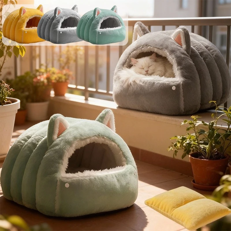 New Autumn and Winter Thicken Closed Cat House Soft Warm Pet Mattress Removable Washable Sleeping Bed for Cats Puppy Cama Perro
New Autumn and Winter Thicken Closed Cat House Soft Warm Pet Mattress Removable Washable Sleeping Bed for Cats Puppy Cama Perro