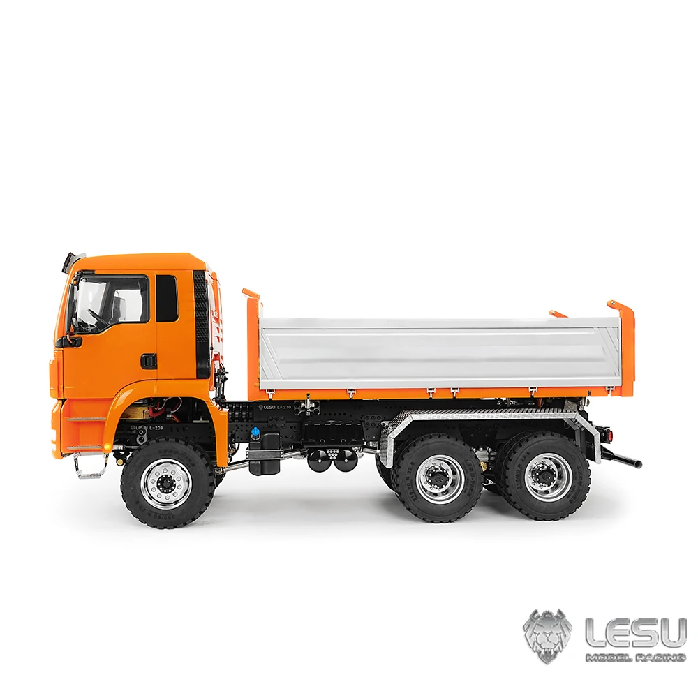 RC Hydraulic Dump Truck 1/14 LESU TGS 6x6 RTR Metal Radio Control Dumper Car DIY Finished Tipper Light Sound Model Toys for Boys
RC Hydraulic Dump Truck 1/14 LESU TGS 6x6 RTR Metal Radio Control Dumper Car DIY Finished Tipper Light Sound Model Toys for Boys