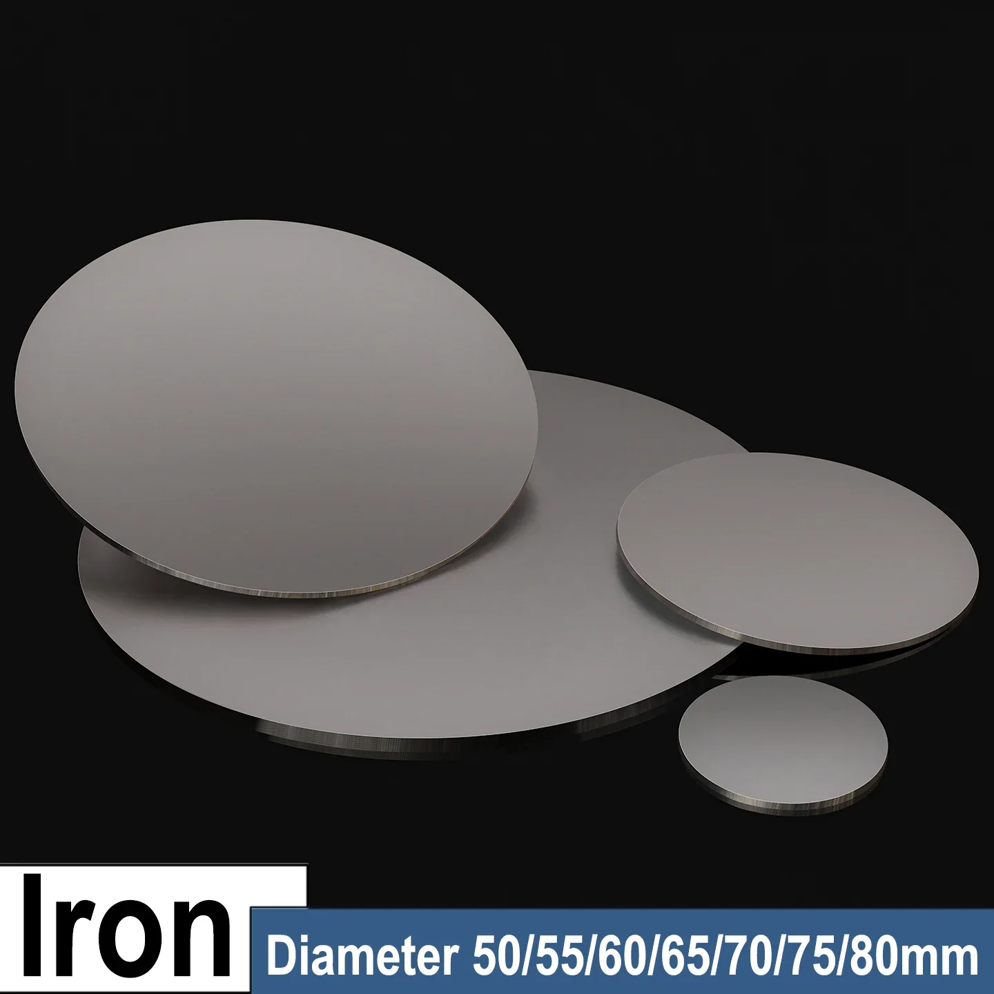 Iron Circular Plate Circular Disc Diameter: 50/55/60/65/70/75/80mm For DIY Metal Machine Cutting Frame Round Plate
Iron Circular Plate Circular Disc Diameter: 50/55/60/65/70/75/80mm For DIY Metal Machine Cutting Frame Round Plate