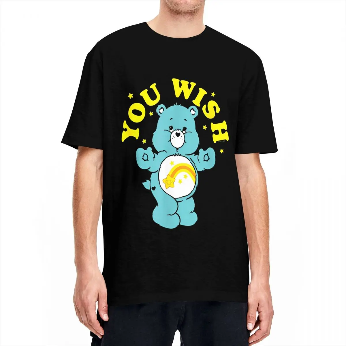 Винтажная футболка Care Bears You Wish для мужчин и женщин, хлопковая футболка с круглым вырезом, футболка с короткими рукавами, летние топы
Винтажная футболка Care Bears You Wish для мужчин и женщин, хлопковая футболка с круглым вырезом, футболка с короткими рукавами, летние топы