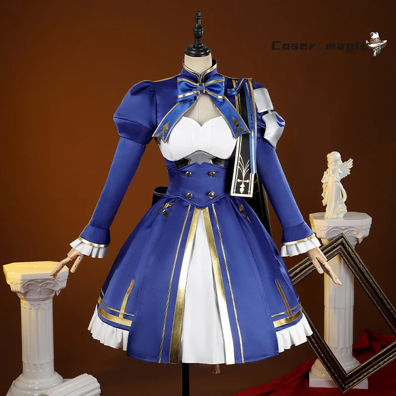 Honkai Star Rail Fate Saber Cosplay Costume Blue Dress Uniform Outfit Halloween Party for Women Girls Carnival Props 
Honkai Star Rail Fate Saber Cosplay Costume Blue Dress Uniform Outfit Halloween Party for Women Girls Carnival Props