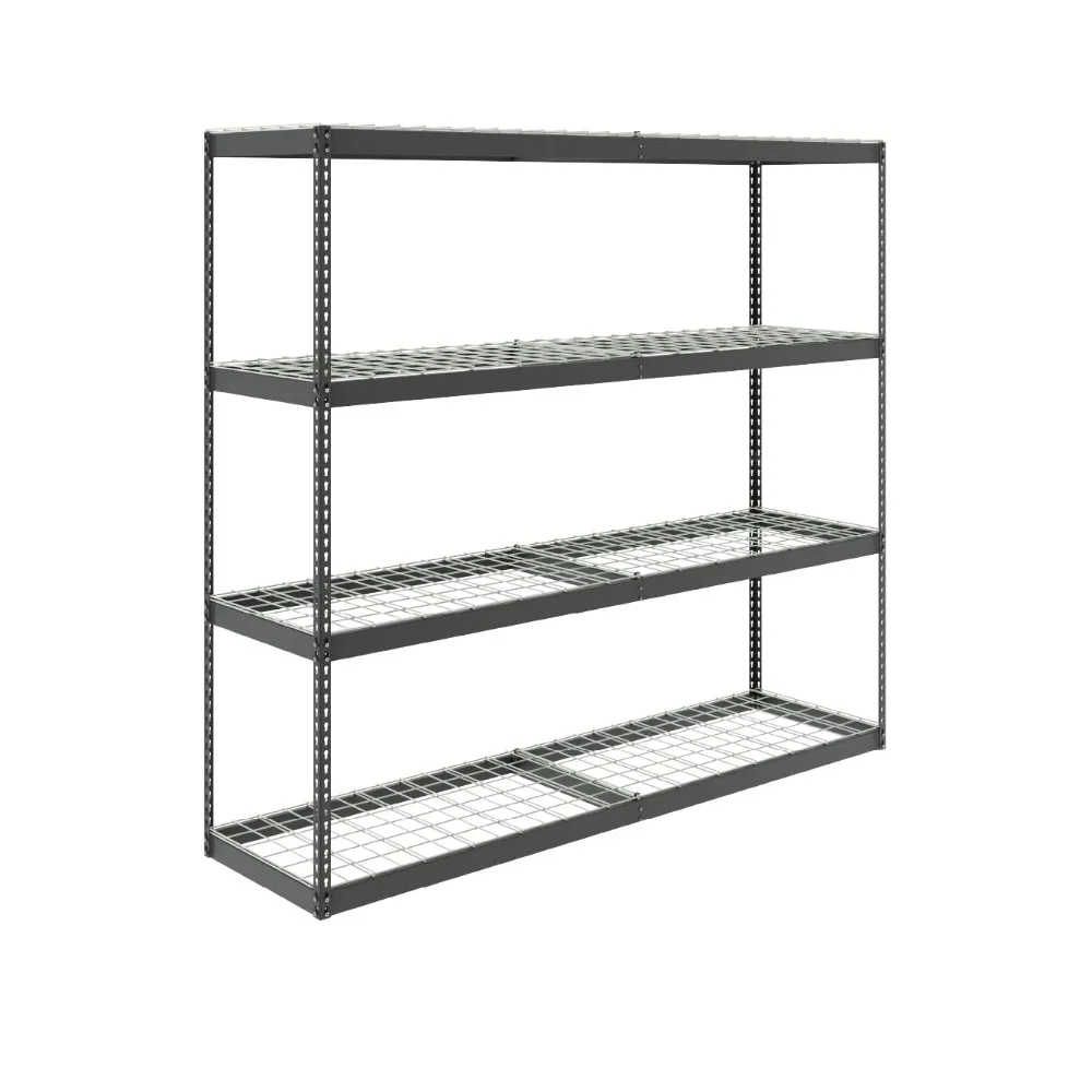 Heavy Duty Garage Shelving - 24" x 92" x 84" - 500 lbs/Shelf - Adjustable 4 Tier Metal Utility Shelves
Heavy Duty Garage Shelving - 24" x 92" x 84" - 500 lbs/Shelf - Adjustable 4 Tier Metal Utility Shelves