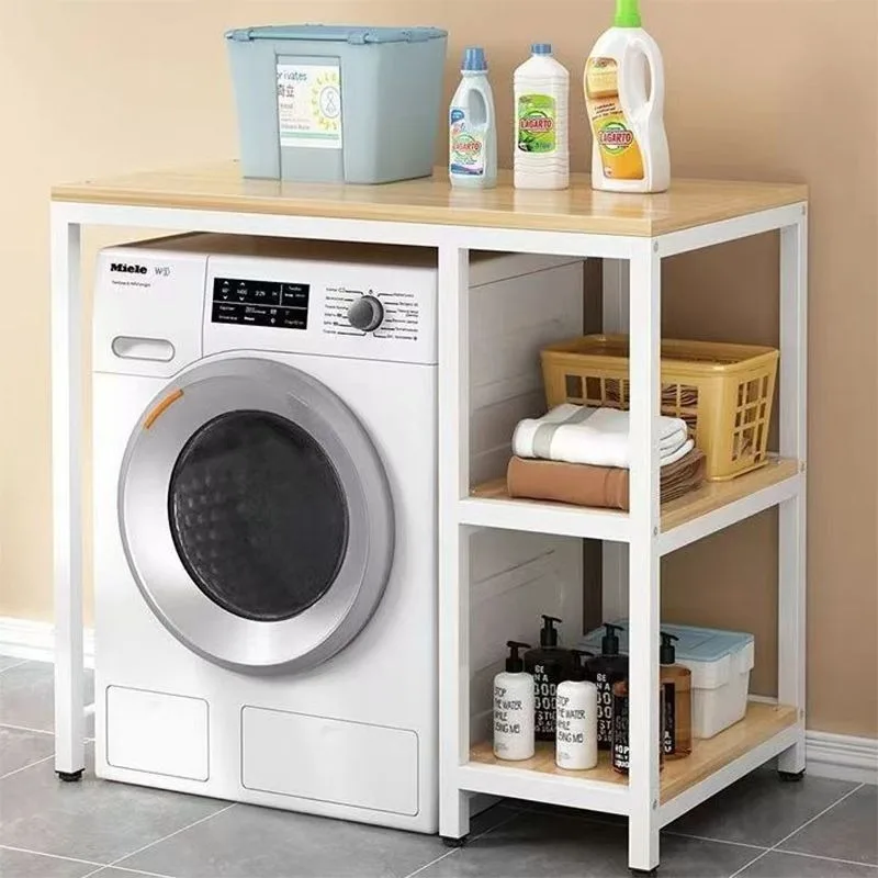 Metal Classic Stable Bathroom Shelf Multi-layered Floor-standing Washing Machine Rack High Load-bearing Modern Simple Home Decor
Metal Classic Stable Bathroom Shelf Multi-layered Floor-standing Washing Machine Rack High Load-bearing Modern Simple Home Decor