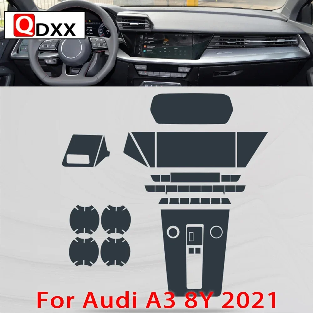 For Audi A3 8Y 2021 Car Interior Center Console Transparent TPU Protective Film Anti-scratch Repair film Accessories LHD RHD
For Audi A3 8Y 2021 Car Interior Center Console Transparent TPU Protective Film Anti-scratch Repair film Accessories LHD RHD