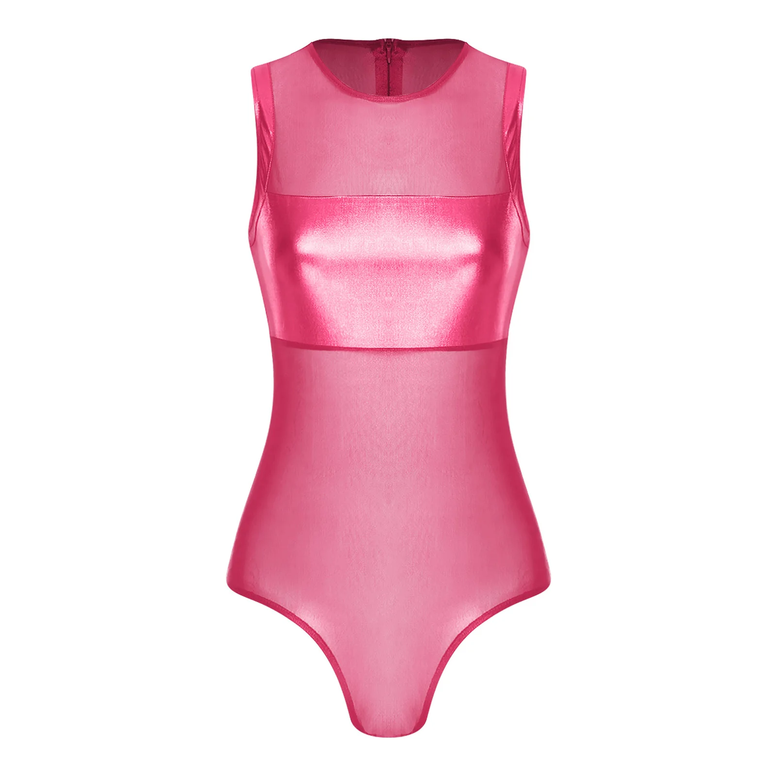 Женское прозрачное сетчатое лоскутное боди с мокрым эффектом, металлическое боди с круглым вырезом, без рукавов, на молнии сзади, купальник, комбинезон для бассейна, пляжная одежда, клубная одежда
Женское прозрачное сетчатое лоскутное боди с мокрым эффектом, металлическое боди с круглым вырезом, без рукавов, на молнии сзади, купальник, комбинезон для бассейна, пляжная одежда, клубная одежда