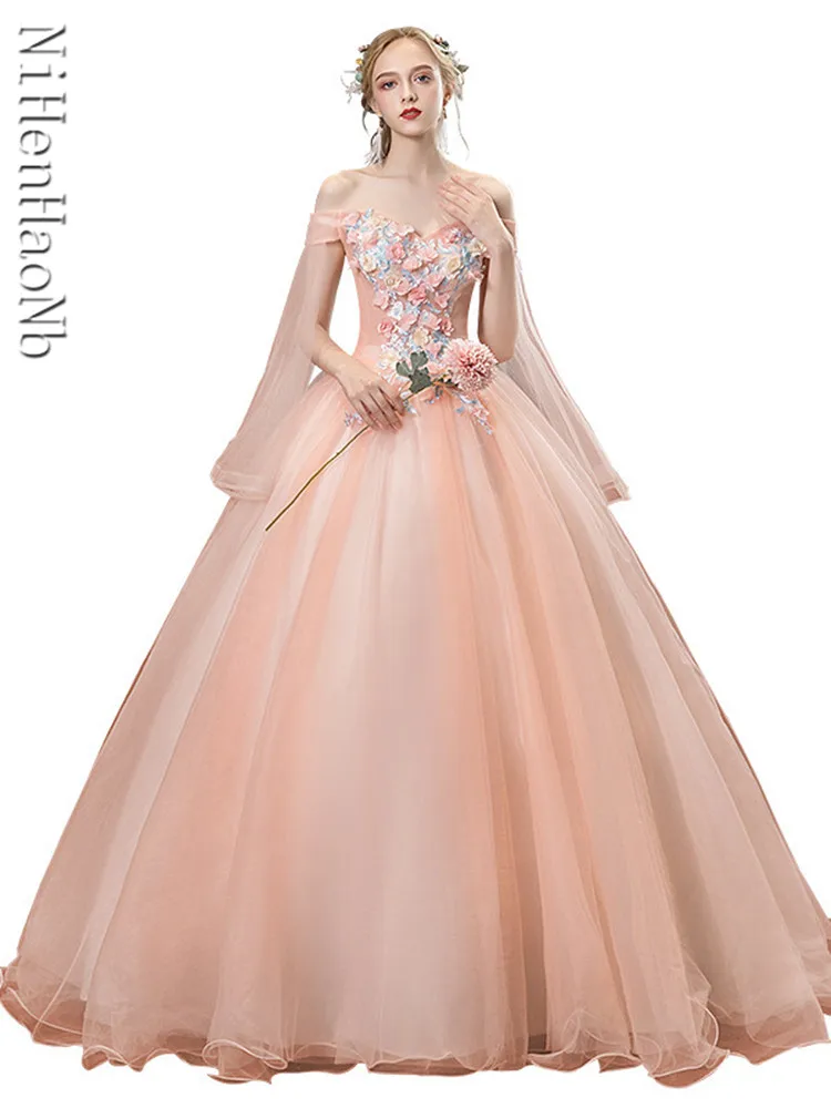 Sweet 16 Quinceanera Dress with Cape 2023 Off Shoulder Floral Appliques 3D Flowers Princess Party Prom Gown Vestidos De 15 Años
Sweet 16 Quinceanera Dress with Cape 2023 Off Shoulder Floral Appliques 3D Flowers Princess Party Prom Gown Vestidos De 15 Años