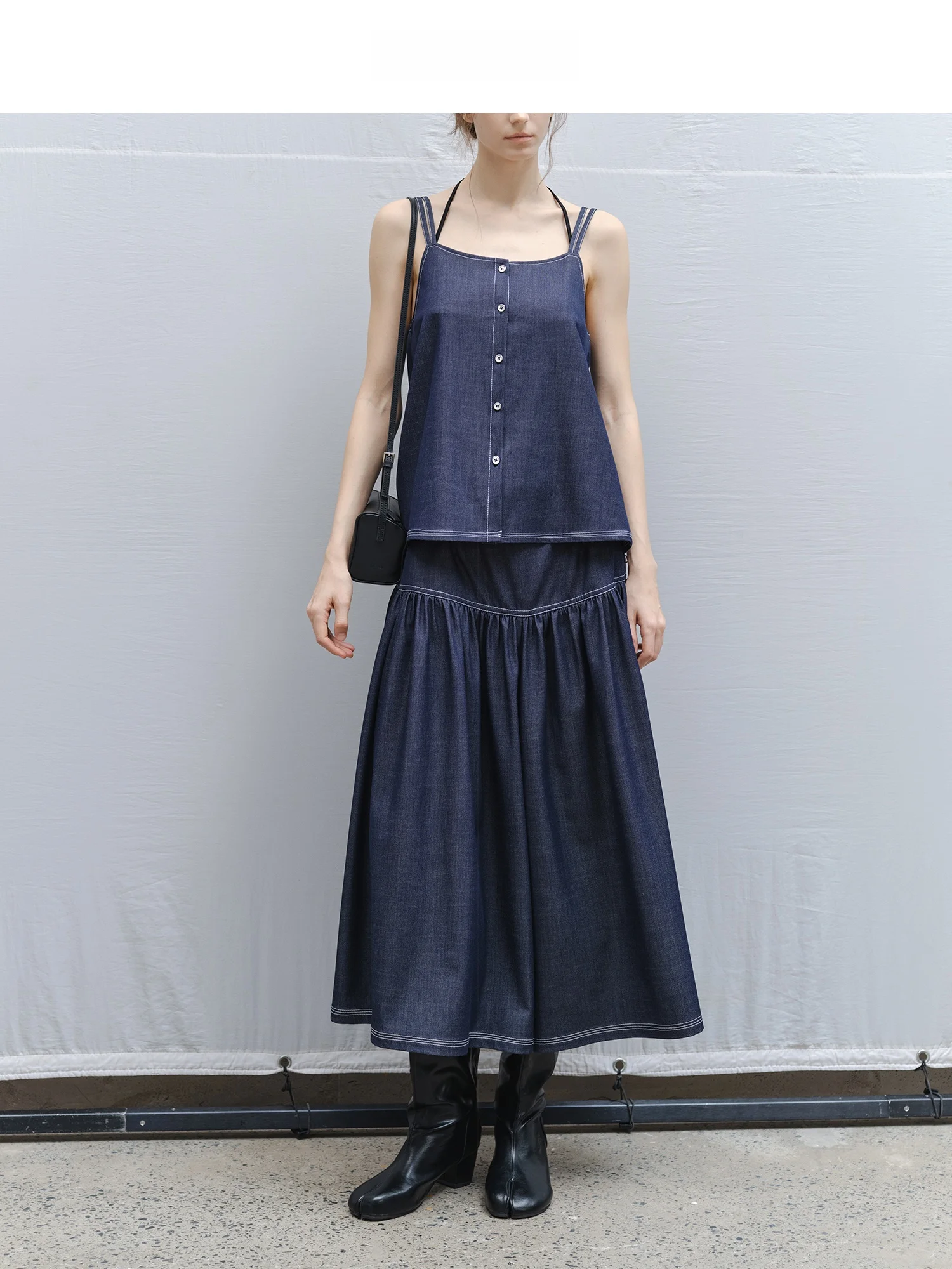 TAGEECHITA Stylish Loose Wide Waist Head Lightweight Casual Denim Skirt Wide Leg Pants High Waist Polyester Fiber Women's Pants
TAGEECHITA Stylish Loose Wide Waist Head Lightweight Casual Denim Skirt Wide Leg Pants High Waist Polyester Fiber Women's Pants