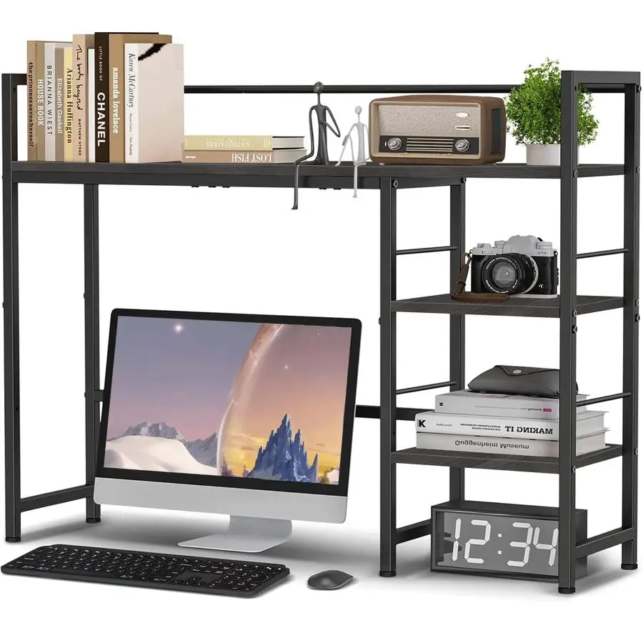 Desk Shelf, 38.5 Inch Desk Hutch for Computer Monitor, Computer Desktop Bookshelf Storage Rack Adjustable Desk Hutch Top Only,
Desk Shelf, 38.5 Inch Desk Hutch for Computer Monitor, Computer Desktop Bookshelf Storage Rack Adjustable Desk Hutch Top Only,