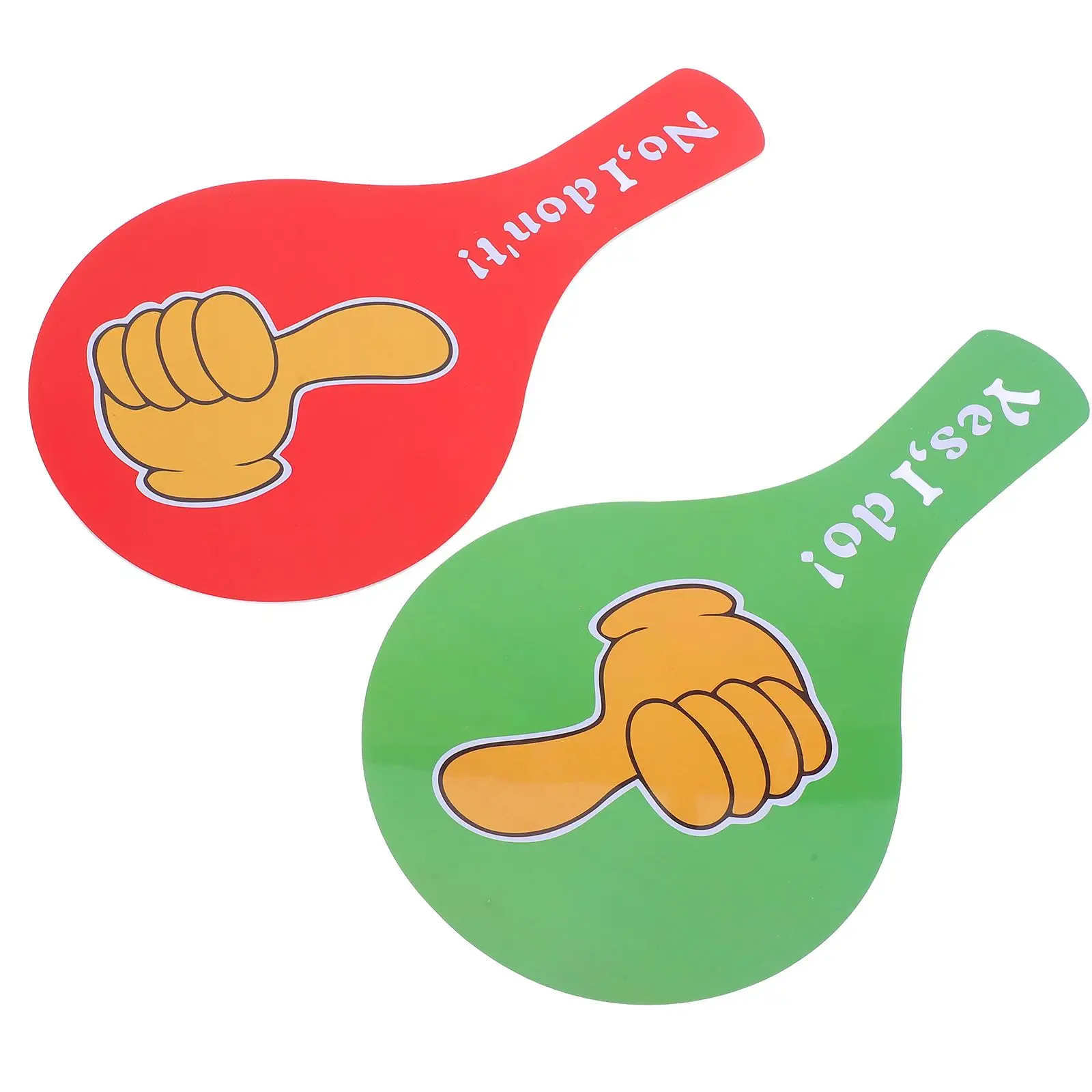 2 pcs Handheld Paddles Dualsided Red Interaction Signs Paddles Green Classroom Voting Game Plastic Teaching Equipment
2 pcs Handheld Paddles Dualsided Red Interaction Signs Paddles Green Classroom Voting Game Plastic Teaching Equipment