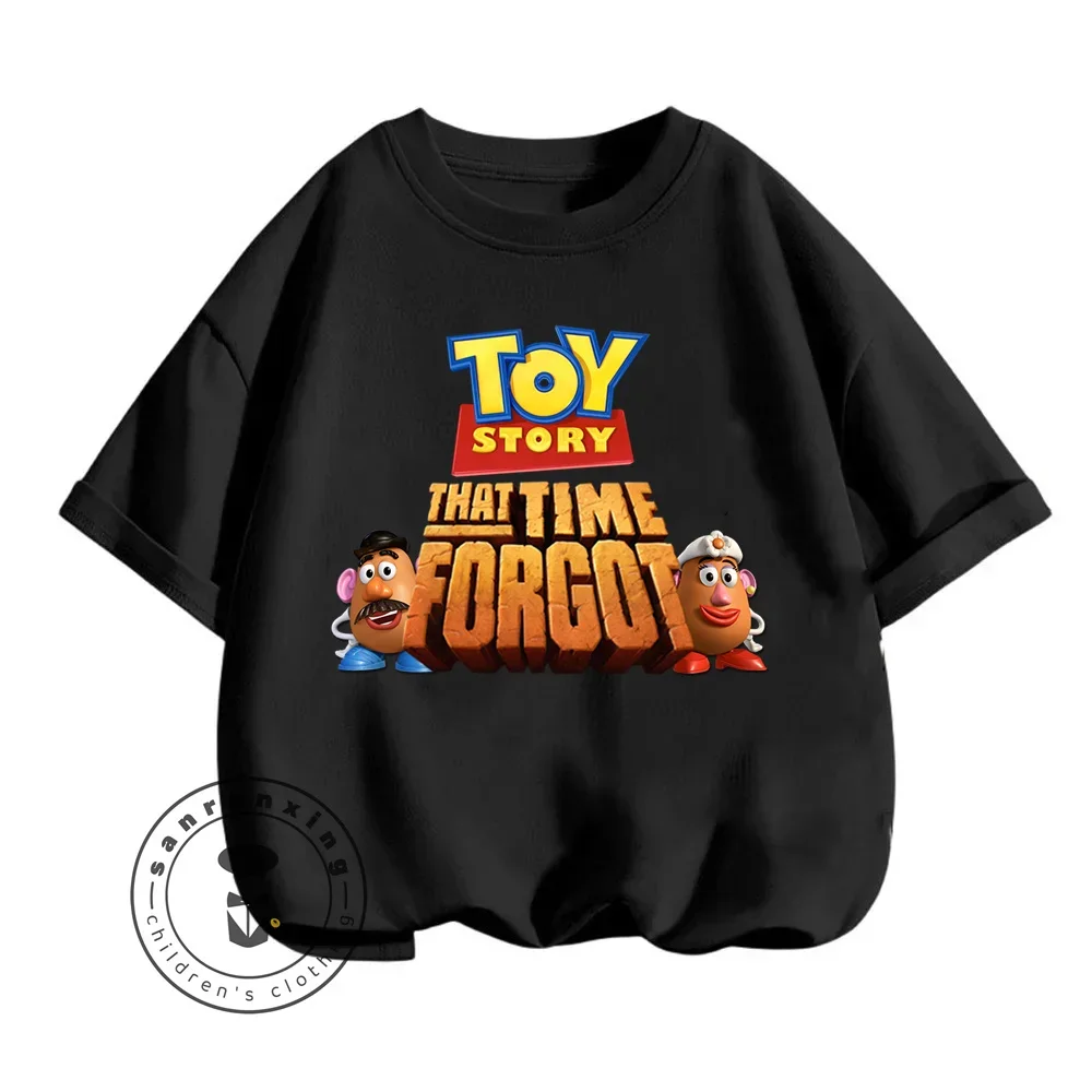 Playful Toy Story Animated Cartoon Character Print Design O-neck Sweet Comfort Short Sleeve Top for Fit Summer Boys and Girls
Playful Toy Story Animated Cartoon Character Print Design O-neck Sweet Comfort Short Sleeve Top for Fit Summer Boys and Girls