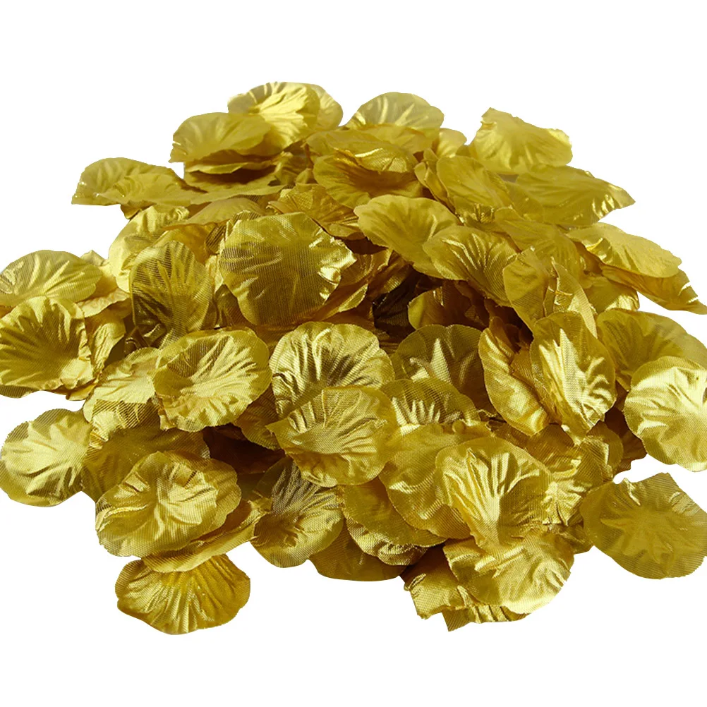 100pcs Artificial Rose Petals Eco Friendly Reusable Wedding Decor Gold Flower Petals for Crafts Projects
100pcs Artificial Rose Petals Eco Friendly Reusable Wedding Decor Gold Flower Petals for Crafts Projects