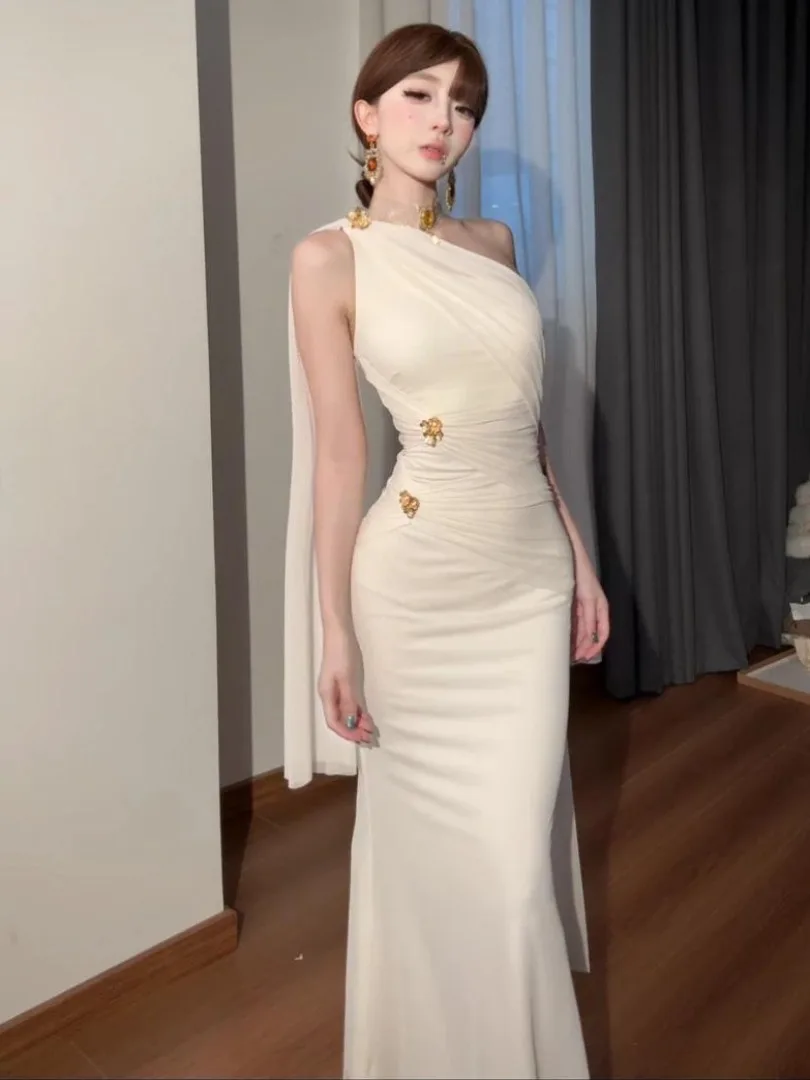 Сексуальное белое платье с бретельками, облегающее платье-русалка на день рождения, длинная юбка с запахом, облегающее платье для женщин, Ciwalk, осень...
Сексуальное белое платье с бретельками, облегающее платье-русалка на день рождения, длинная юбка с запахом, облегающее платье для женщин, Ciwalk, осень...