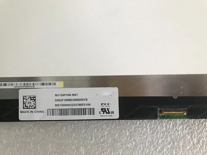 NV156FHM-N61 72% NTSC IPS Screen Matte LCD for Laptop 15.6 FHD 1920X1080 LED Display NV156FHM N61 EDP 30Pins
NV156FHM-N61 72% NTSC IPS Screen Matte LCD for Laptop 15.6 FHD 1920X1080 LED Display NV156FHM N61 EDP 30Pins