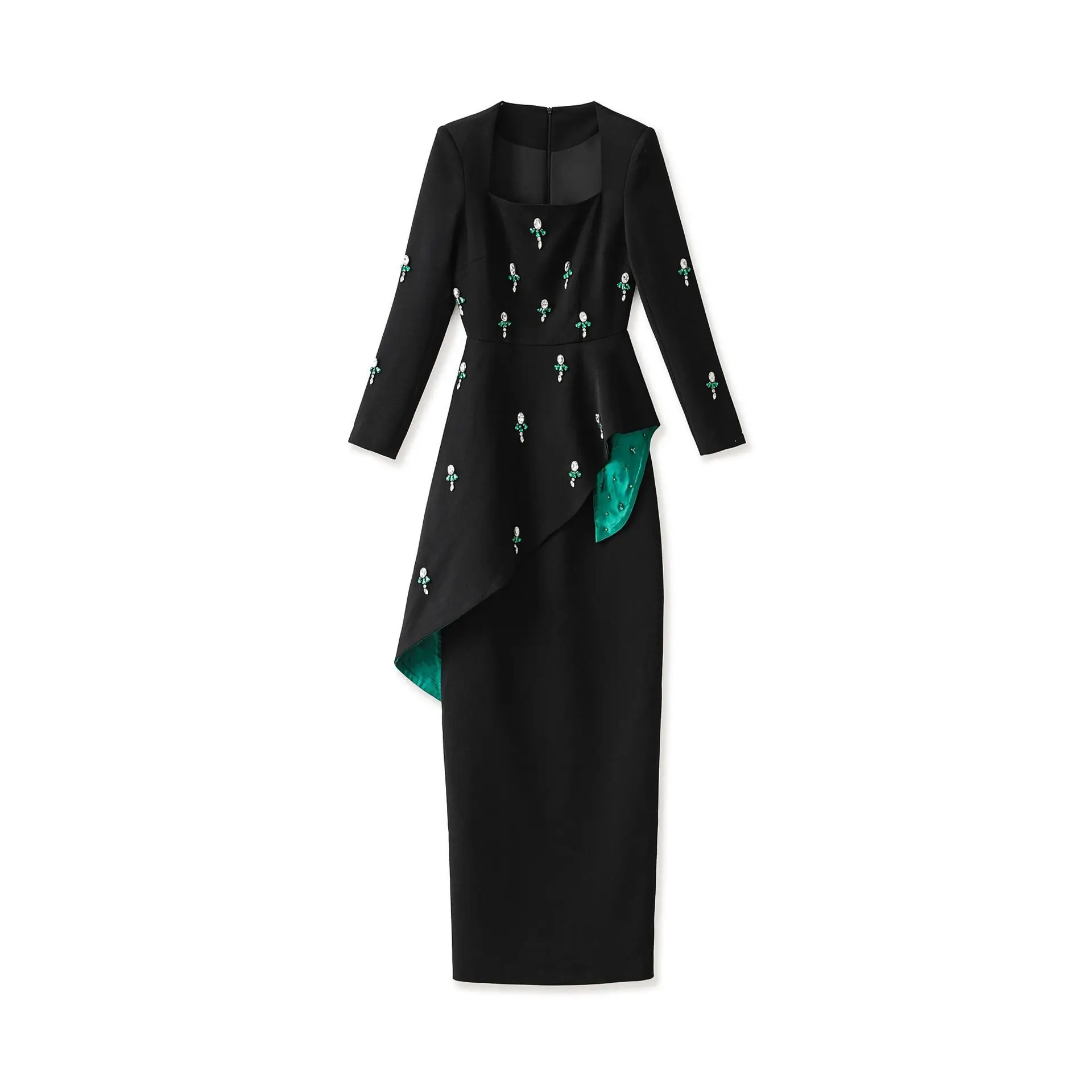 Autumn Long-Sleeved Slim-Fitting Ruffle A-Line Dress Fashion Temperament Skirt Suit traf ropa mujer party dresses vestidos
Autumn Long-Sleeved Slim-Fitting Ruffle A-Line Dress Fashion Temperament Skirt Suit traf ropa mujer party dresses vestidos