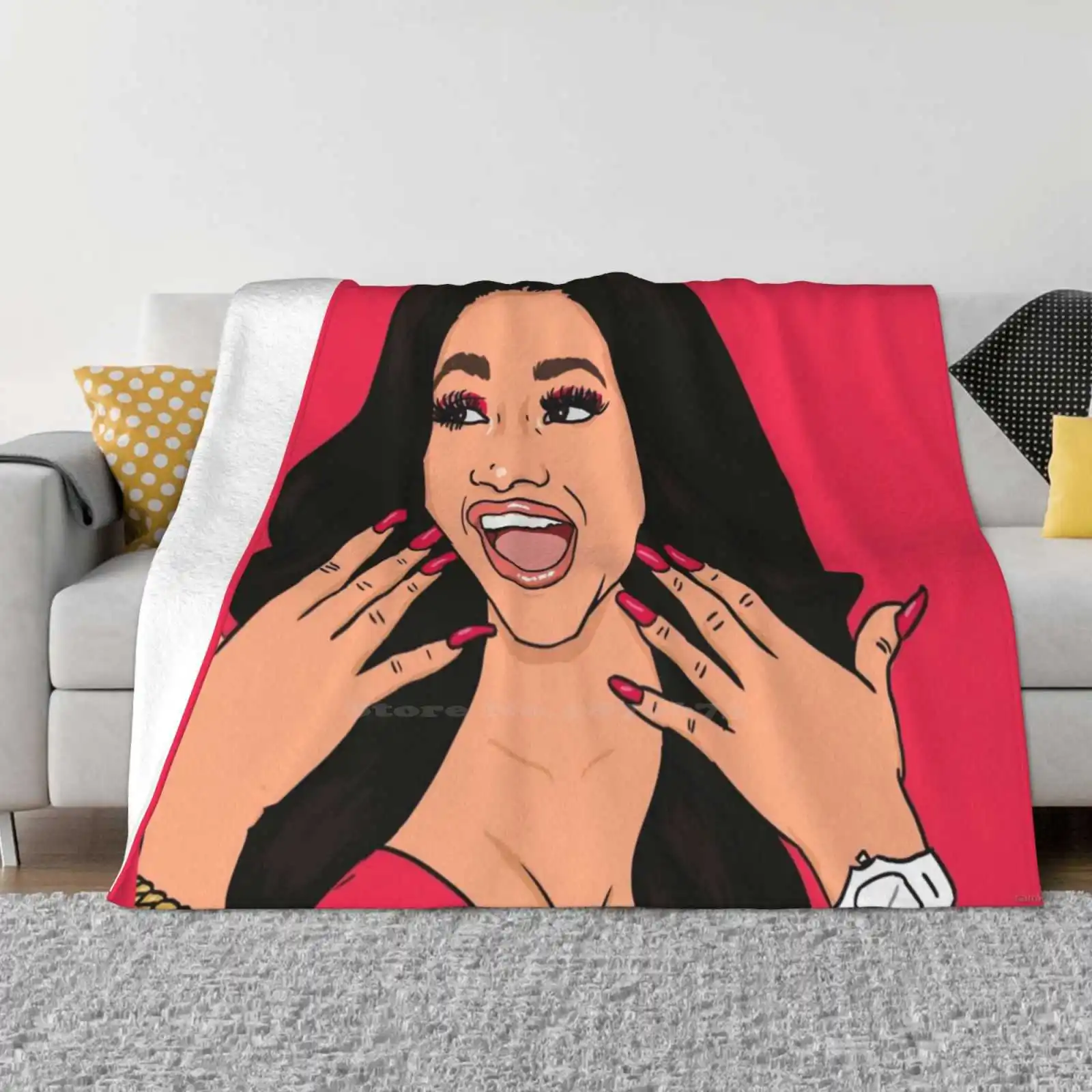 Cardi B, все размеры, мягкое одеяло, домашний декор, постельные принадлежности, портрет Cardi B
Cardi B, все размеры, мягкое одеяло, домашний декор, постельные принадлежности, портрет Cardi B