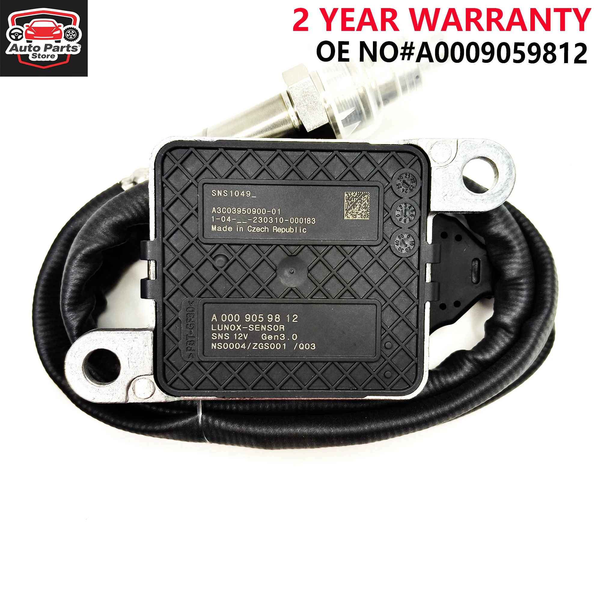 A0009059812 0009259812 SNS1049 Nitrogen Oxide Sensor For Mercedes-Benz Sprinter B907 B910 2.0 2.2 3.0 CDI
A0009059812 0009259812 SNS1049 Nitrogen Oxide Sensor For Mercedes-Benz Sprinter B907 B910 2.0 2.2 3.0 CDI