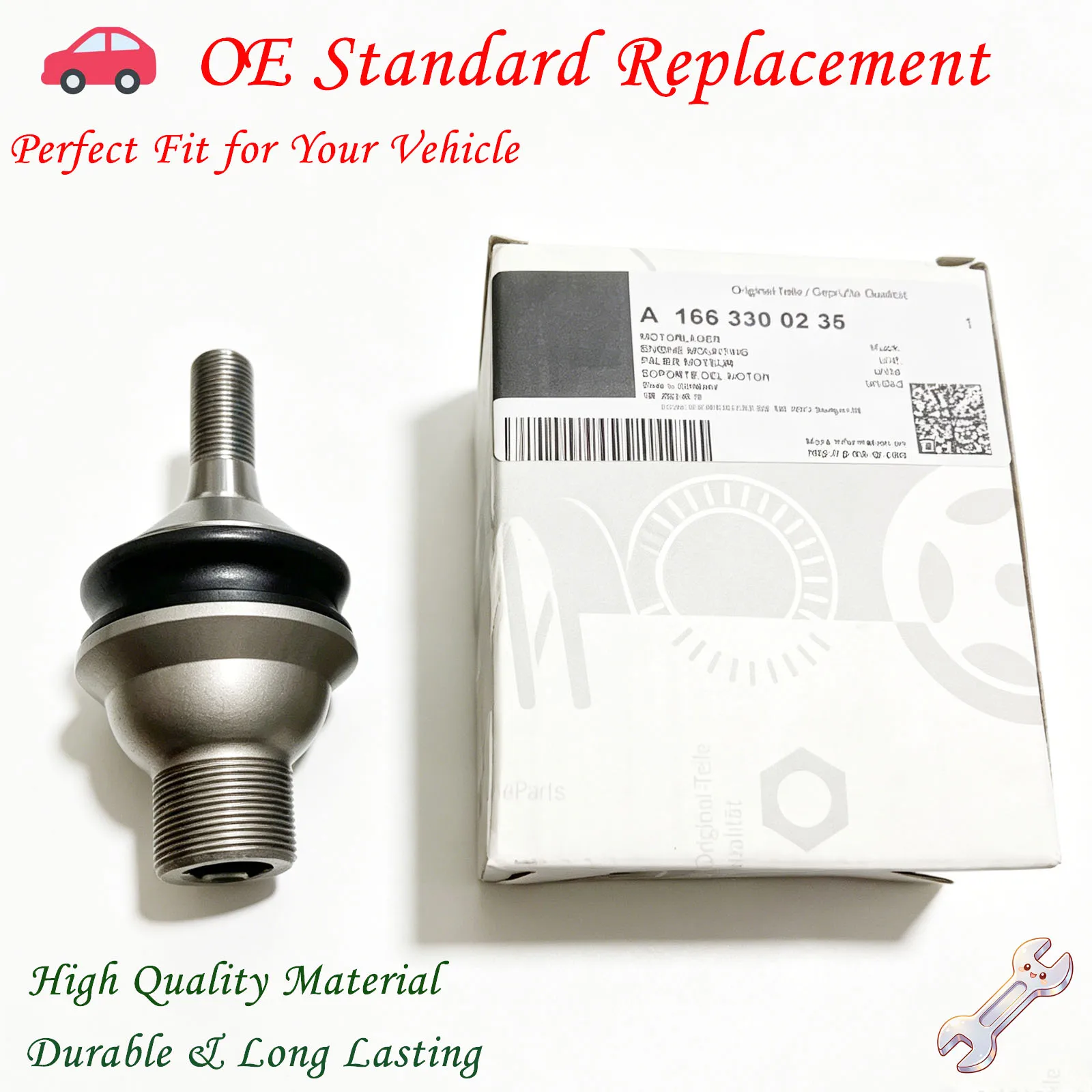 Front Lower Suspension Control Arm Ball Joint A1663300235 for Mercedes-Benz W166 ML350 ML400 ML500 GLE350 GL450 GL500 1663300235
Front Lower Suspension Control Arm Ball Joint A1663300235 for Mercedes-Benz W166 ML350 ML400 ML500 GLE350 GL450 GL500 1663300235