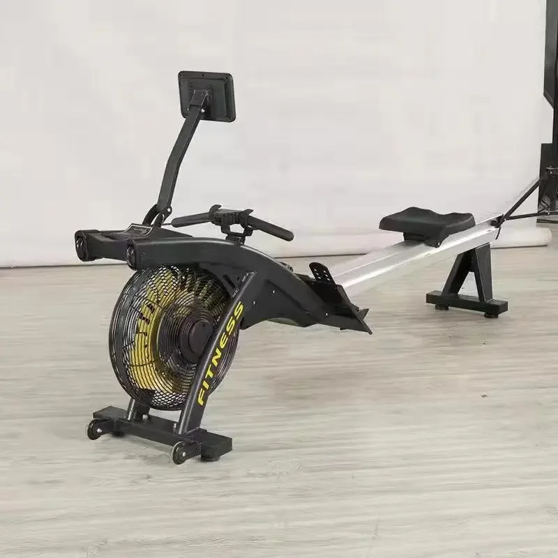High Quality Commercial Cardio Equipment Fitness Rowing Machine Air Rower High-class Wind Resistance Rowing Machine