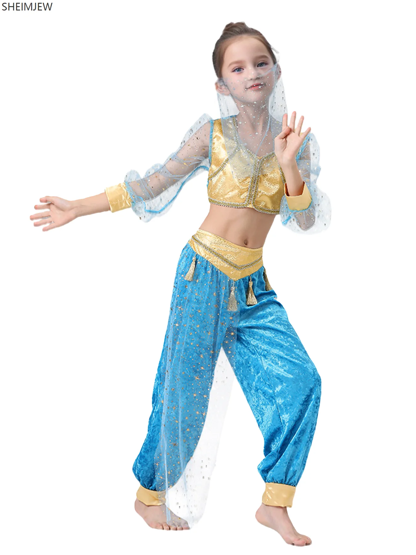 Children's Girls Aladdin Magic Lamp Jasmine Role Play Princess Masquerade Halloween Carnival Party Arab Exotic Suit Costume 2025
Children's Girls Aladdin Magic Lamp Jasmine Role Play Princess Masquerade Halloween Carnival Party Arab Exotic Suit Costume 2025