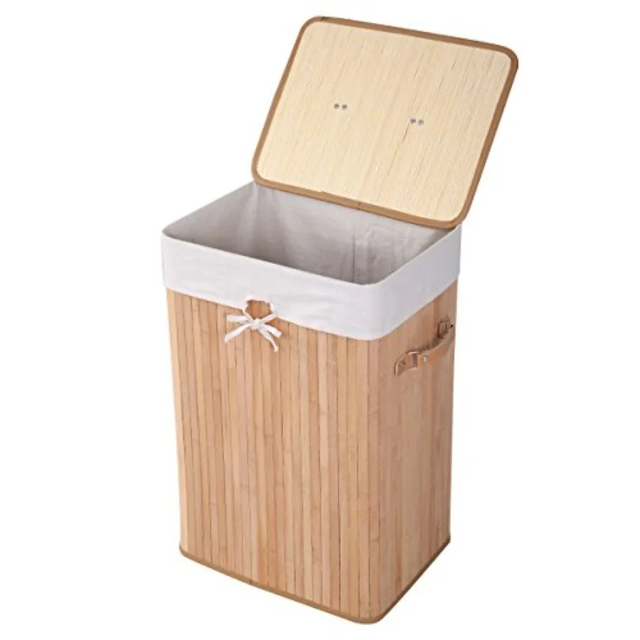 Laundry Hamper Portable, Dirty Clothes Storage Basket with Lid and Removable Liner, Large Storage Clothes Bin with Handles, Sui
Laundry Hamper Portable, Dirty Clothes Storage Basket with Lid and Removable Liner, Large Storage Clothes Bin with Handles, Sui