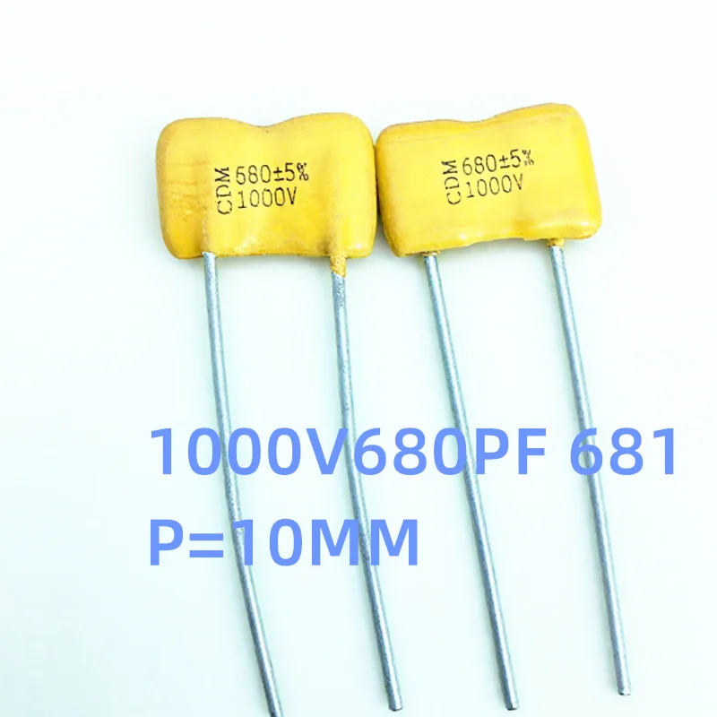 5 шт. CDM серебряный слюдяной конденсатор 1000V680PF 681 1000V820PF 821 P = 10 мм
5 шт. CDM серебряный слюдяной конденсатор 1000V680PF 681 1000V820PF 821 P = 10 мм
