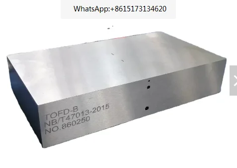 Стандартный Ультразвуковой испытательный блок ASME BPVC-V-2015 T = 38,1, блок из углеродистой стали
Стандартный Ультразвуковой испытательный блок ASME BPVC-V-2015 T = 38,1, блок из углеродистой стали