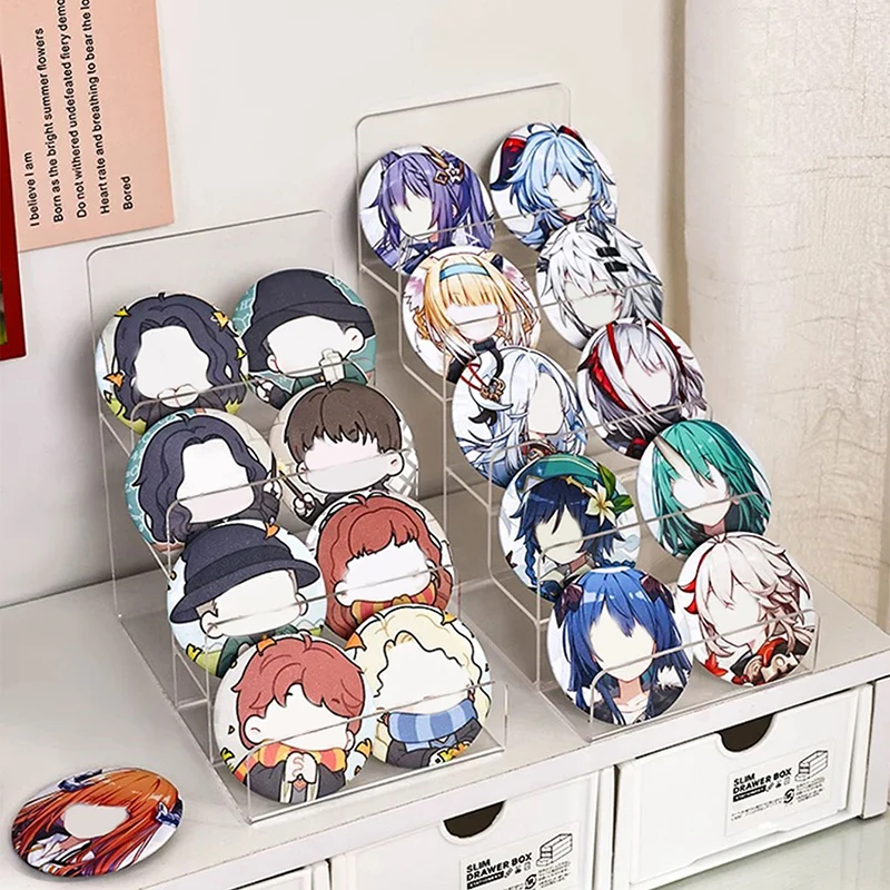 Clear Acrylic Cartoon Cosplay Handmade Badges Display Shelf Multi-Layer Wallet Storage Rack Jewelry Glasses Display Shelf
Clear Acrylic Cartoon Cosplay Handmade Badges Display Shelf Multi-Layer Wallet Storage Rack Jewelry Glasses Display Shelf