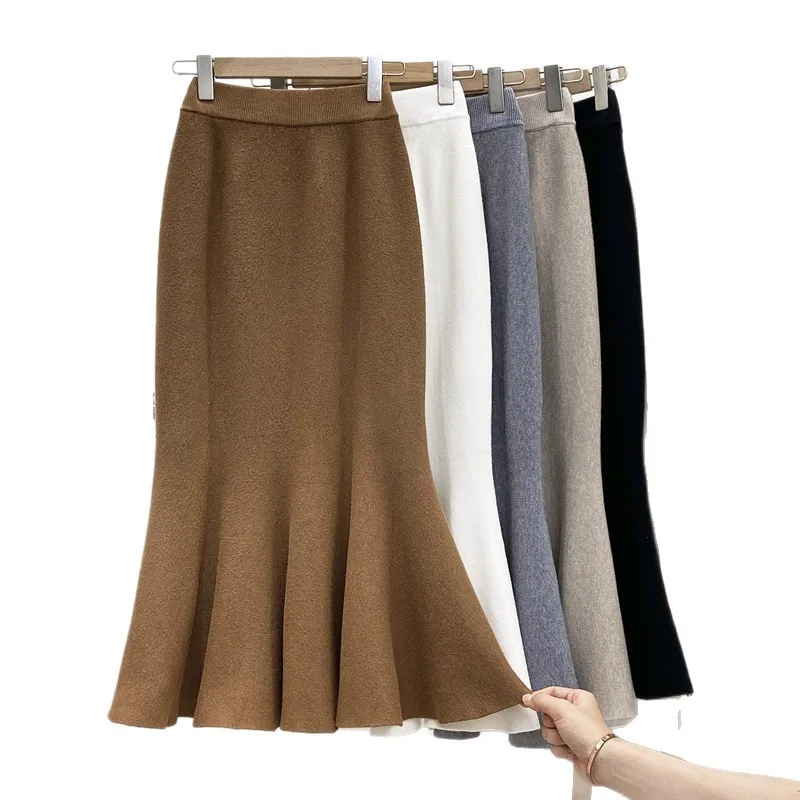 Knitted Midi Skirt For Women Autumn Winter A-Line Bodycon Mermaid Skirts Midi Long Skirt Fishtail
Knitted Midi Skirt For Women Autumn Winter A-Line Bodycon Mermaid Skirts Midi Long Skirt Fishtail