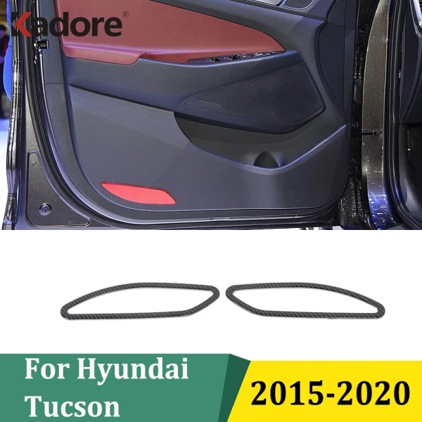 Для Hyundai Tucson 2015-2020 дверь из углеродного волокна отражающая боковая рамка крышка отделка декоративная наклейка аксессуары для салона автомобиля
Для Hyundai Tucson 2015-2020 дверь из углеродного волокна отражающая боковая рамка крышка отделка декоративная наклейка аксессуары для салона автомобиля