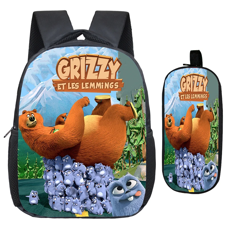 2pcs Cartoon Grizzy And The Lemmings Backpack Set Kids Boys Girls Anime Bookbag Kindergarten Toddler School Bags Pencil Case
2pcs Cartoon Grizzy And The Lemmings Backpack Set Kids Boys Girls Anime Bookbag Kindergarten Toddler School Bags Pencil Case