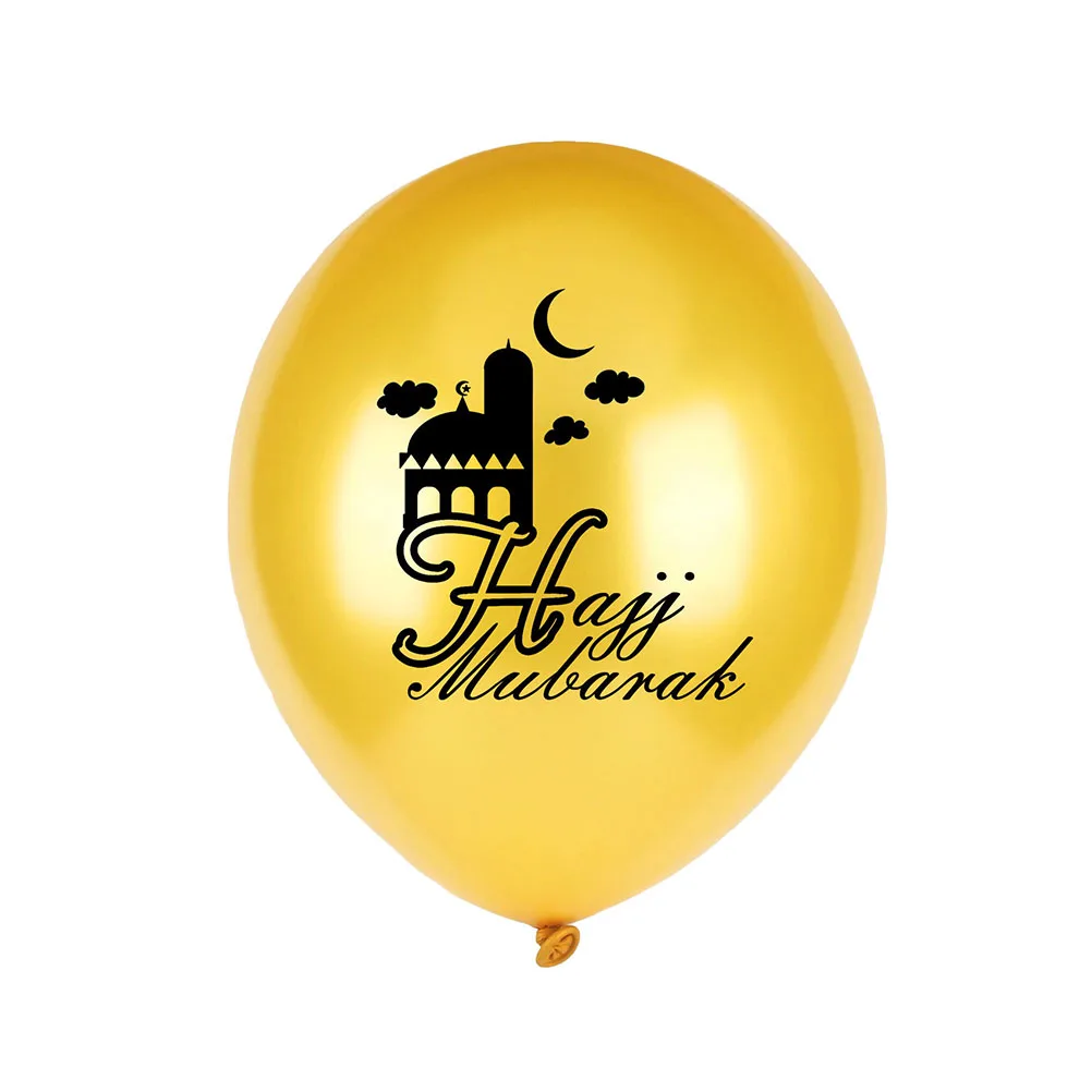 20 Pcs 12 Inch Balloons Set Eid Hajj Mubarak Balloons Black Golden Printing Balloons Decorative Latex Balloons for Party Decorat
20 Pcs 12 Inch Balloons Set Eid Hajj Mubarak Balloons Black Golden Printing Balloons Decorative Latex Balloons for Party Decorat