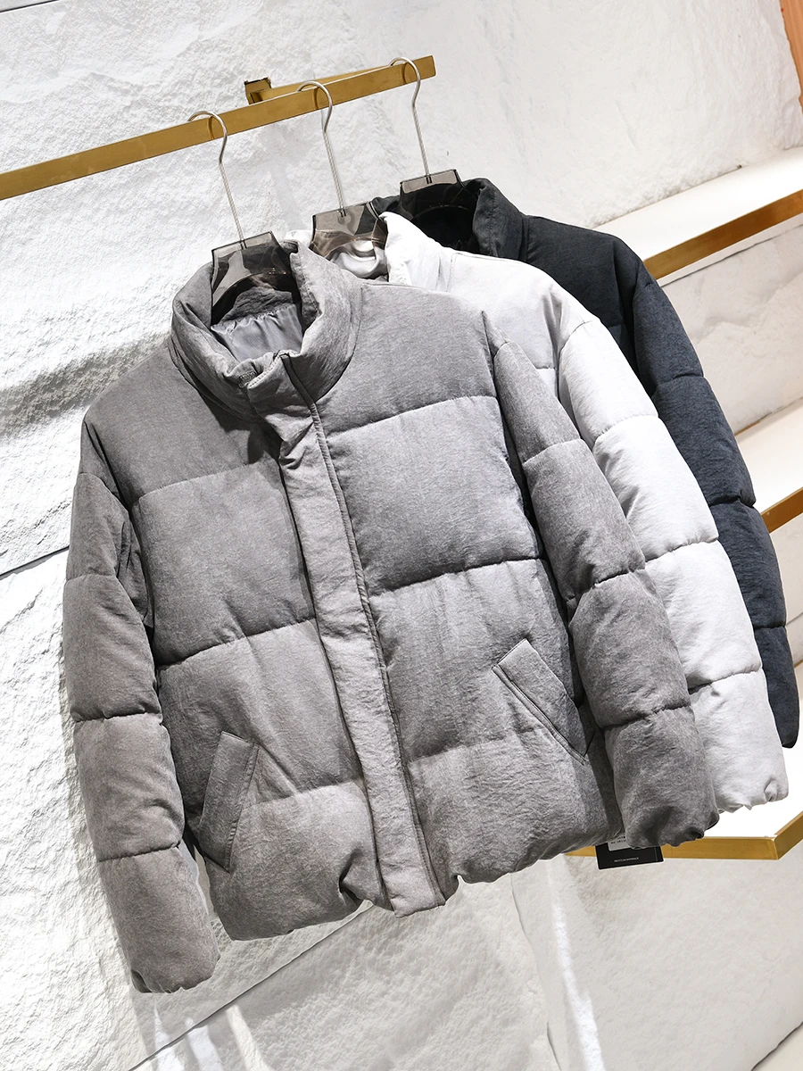 Style Thickened Cotton Jacket Retro Peach Velvet Stand Collar Men's Winter Warm Coat Casual Fashion Urban Wear
Style Thickened Cotton Jacket Retro Peach Velvet Stand Collar Men's Winter Warm Coat Casual Fashion Urban Wear