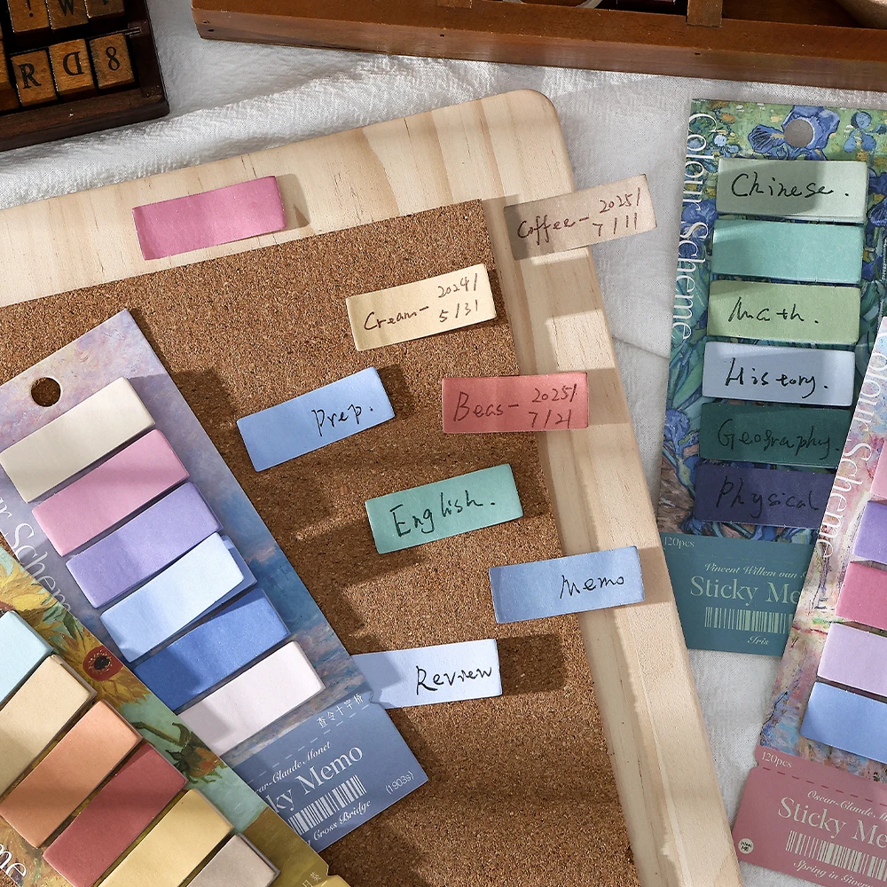 1 шт., цветная схема художественной живописи, липкие заметки, 120 листов, блокнот, самоклеящиеся индексные наклейки, этикетка для офиса, школы A7759
1 шт., цветная схема художественной живописи, липкие заметки, 120 листов, блокнот, самоклеящиеся индексные наклейки, этикетка для офиса, школы A7759