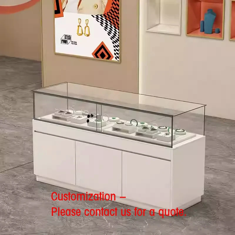 custom.Luxury Modern MDF Jewelry Display Cabinet-Customizable High-End Jewelry Stores Showrooms & Mall Kiosk
custom.Luxury Modern MDF Jewelry Display Cabinet-Customizable High-End Jewelry Stores Showrooms & Mall Kiosk