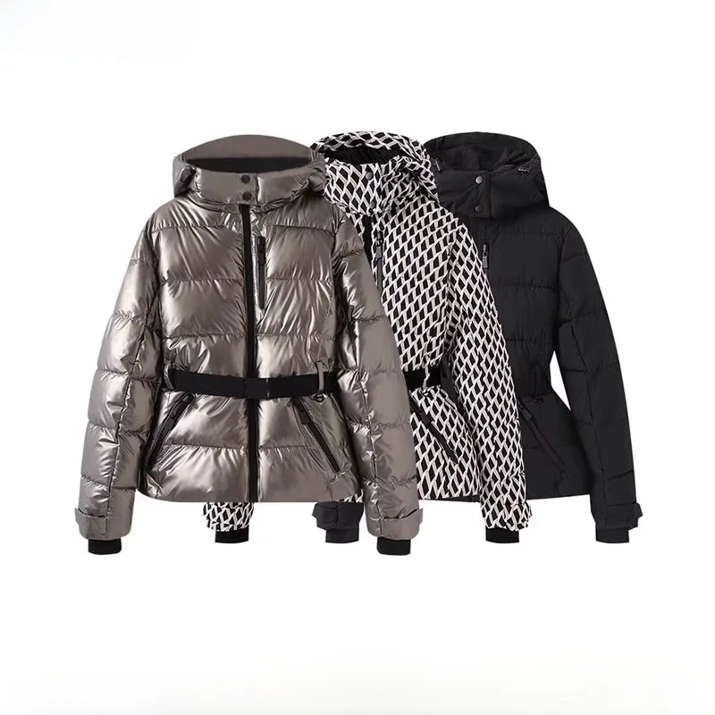 Faionable Cotton Jaet Women's Autumn Winter New Arrival Waist-Cinching Belted Ski Series Street Sle Thiened Long Sve
Faionable Cotton Jaet Women's Autumn Winter New Arrival Waist-Cinching Belted Ski Series Street Sle Thiened Long Sve