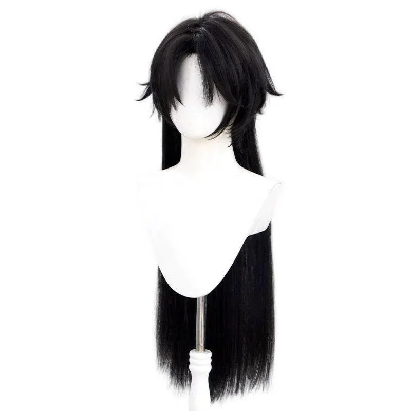 Synthetic Long Layered Black Wig for Captain Inspired Cosplay, Fandom Costume, Spiked Anime Hair, Wavy Heat Resistant Fiber,
Synthetic Long Layered Black Wig for Captain Inspired Cosplay, Fandom Costume, Spiked Anime Hair, Wavy Heat Resistant Fiber,