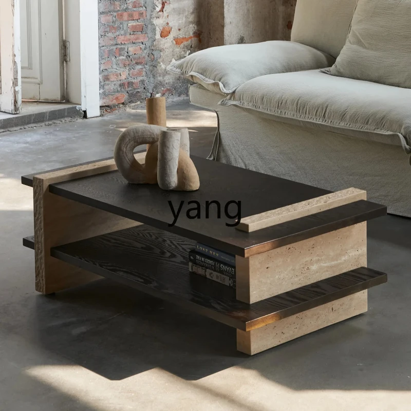 CX Silent Style Solid Wood Tea Table Living Room Natural Simple Stitching Cave Stone Square Small Tea Table
CX Silent Style Solid Wood Tea Table Living Room Natural Simple Stitching Cave Stone Square Small Tea Table