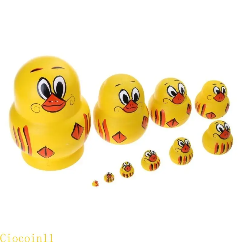 Y1UB Set of 10 Russian Duck Figures Colorful Wooden Collectibles Sculpture Simulation Duck Toy Decoration
Y1UB Set of 10 Russian Duck Figures Colorful Wooden Collectibles Sculpture Simulation Duck Toy Decoration