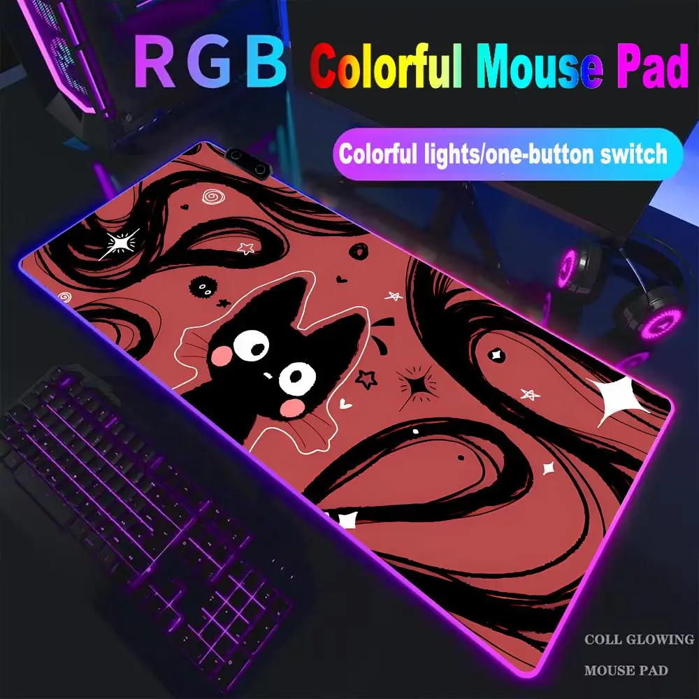 Star Cute Cat Mouse Pad High-end E-sports Mouse Pad Mouse Pad RGB Mouse Pad LED Pc Large Student Writing Pad Gamer Mat HYBXXC
Star Cute Cat Mouse Pad High-end E-sports Mouse Pad Mouse Pad RGB Mouse Pad LED Pc Large Student Writing Pad Gamer Mat HYBXXC