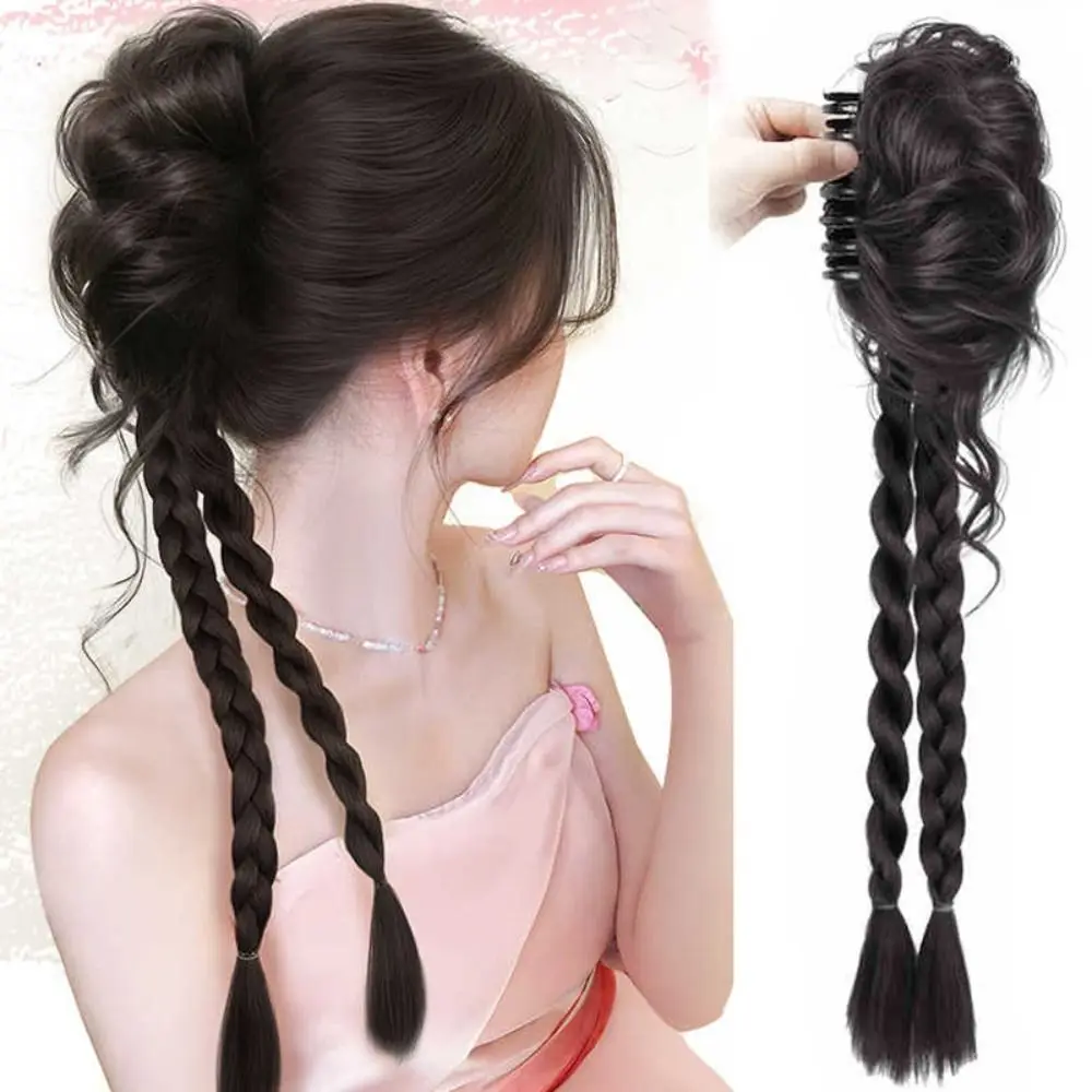 Fashion Y2K Braided Wig Clip Twists Dopamine Wig Hairpin Synthetic Hair Bow Hair Clips Hairtail Extension
Fashion Y2K Braided Wig Clip Twists Dopamine Wig Hairpin Synthetic Hair Bow Hair Clips Hairtail Extension