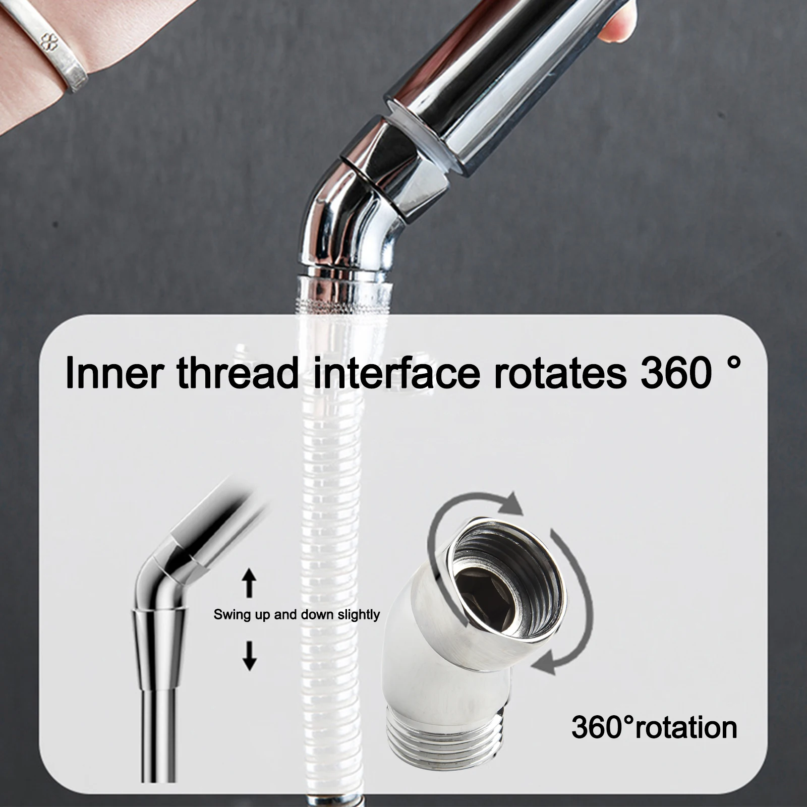 Adjustable Shower Fitting Plumbing Chrome Shower Connector Solid Brass Construction Water Flow Direction Control
Adjustable Shower Fitting Plumbing Chrome Shower Connector Solid Brass Construction Water Flow Direction Control