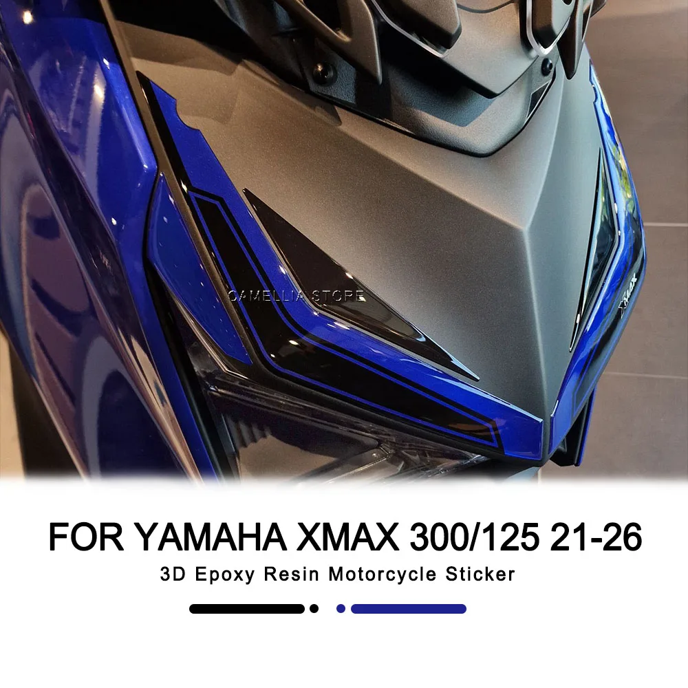 Motorcycle Side Sticker Waterproof 3d Epoxy Sticker Motorcycle Front Sticker Kit for Yamaha XMax 300/125 2021-2026
Motorcycle Side Sticker Waterproof 3d Epoxy Sticker Motorcycle Front Sticker Kit for Yamaha XMax 300/125 2021-2026