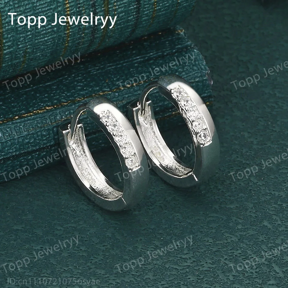 925 Sterling Silver Delicate Diamond-Studded Plain Round Clip-On Earrings - Fashionable Women's Wedding Jewelry & Party Gift
925 Sterling Silver Delicate Diamond-Studded Plain Round Clip-On Earrings - Fashionable Women's Wedding Jewelry & Party Gift