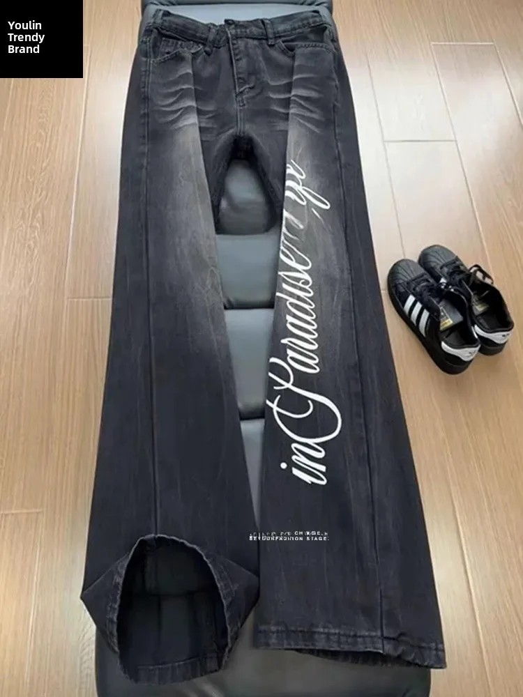 Мужские джинсы с высокой талией, прямые, на подкладке, с принтом в виде молнии и надписями, зауженные, повседневные, на все сезоны
Мужские джинсы с высокой талией, прямые, на подкладке, с принтом в виде молнии и надписями, зауженные, повседневные, на все сезоны