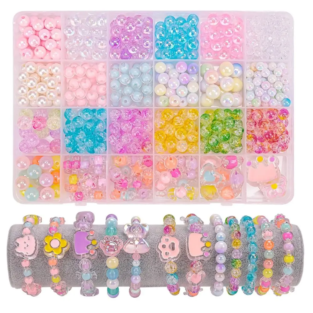 15/24 Grid DIY Handmade Beaded Kit Toy Acrylic Arts Crafts DIY Making Beads Kit Toy Kawaii Colorful Kit for Make Hairband Toys
15/24 Grid DIY Handmade Beaded Kit Toy Acrylic Arts Crafts DIY Making Beads Kit Toy Kawaii Colorful Kit for Make Hairband Toys