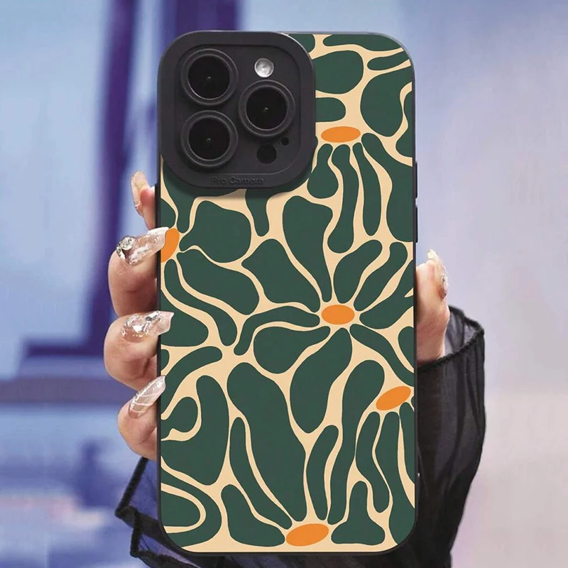 Green Floral Pattern Phone Case For iPhone 16 Pro Max XS X XR 16E 13 14 11 12 15 7 8 Plus Shockproof Matte Silicone Bumper Cover
Green Floral Pattern Phone Case For iPhone 16 Pro Max XS X XR 16E 13 14 11 12 15 7 8 Plus Shockproof Matte Silicone Bumper Cover