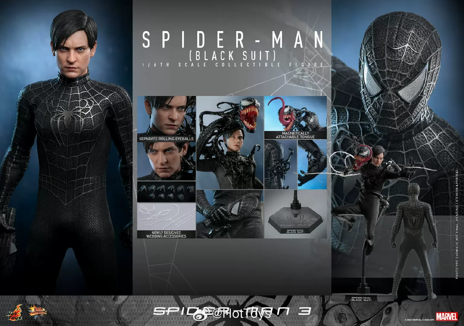 Hottoys 1/6 Spider Man Toby Black Battle Dress Joint Removable Collection Ornament MMS727 MMS728 VIP Special Edition Action
Hottoys 1/6 Spider Man Toby Black Battle Dress Joint Removable Collection Ornament MMS727 MMS728 VIP Special Edition Action