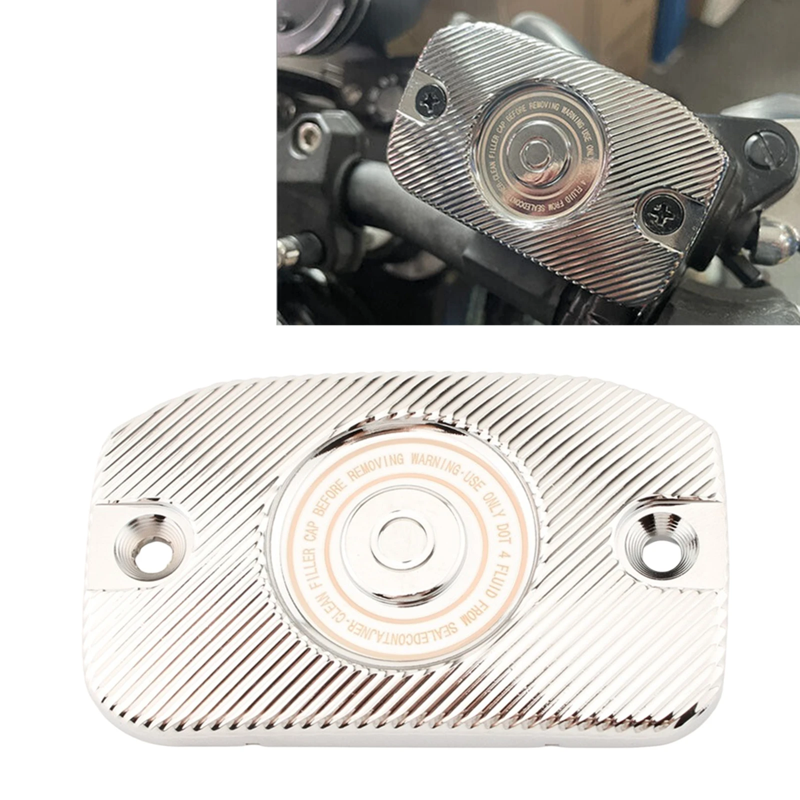 For Harley Davidson X350 2023 X 350 Motorcycle Front Brake Master Cylinder Cover Oil Cup oiler Cap Chrome / Black
For Harley Davidson X350 2023 X 350 Motorcycle Front Brake Master Cylinder Cover Oil Cup oiler Cap Chrome / Black